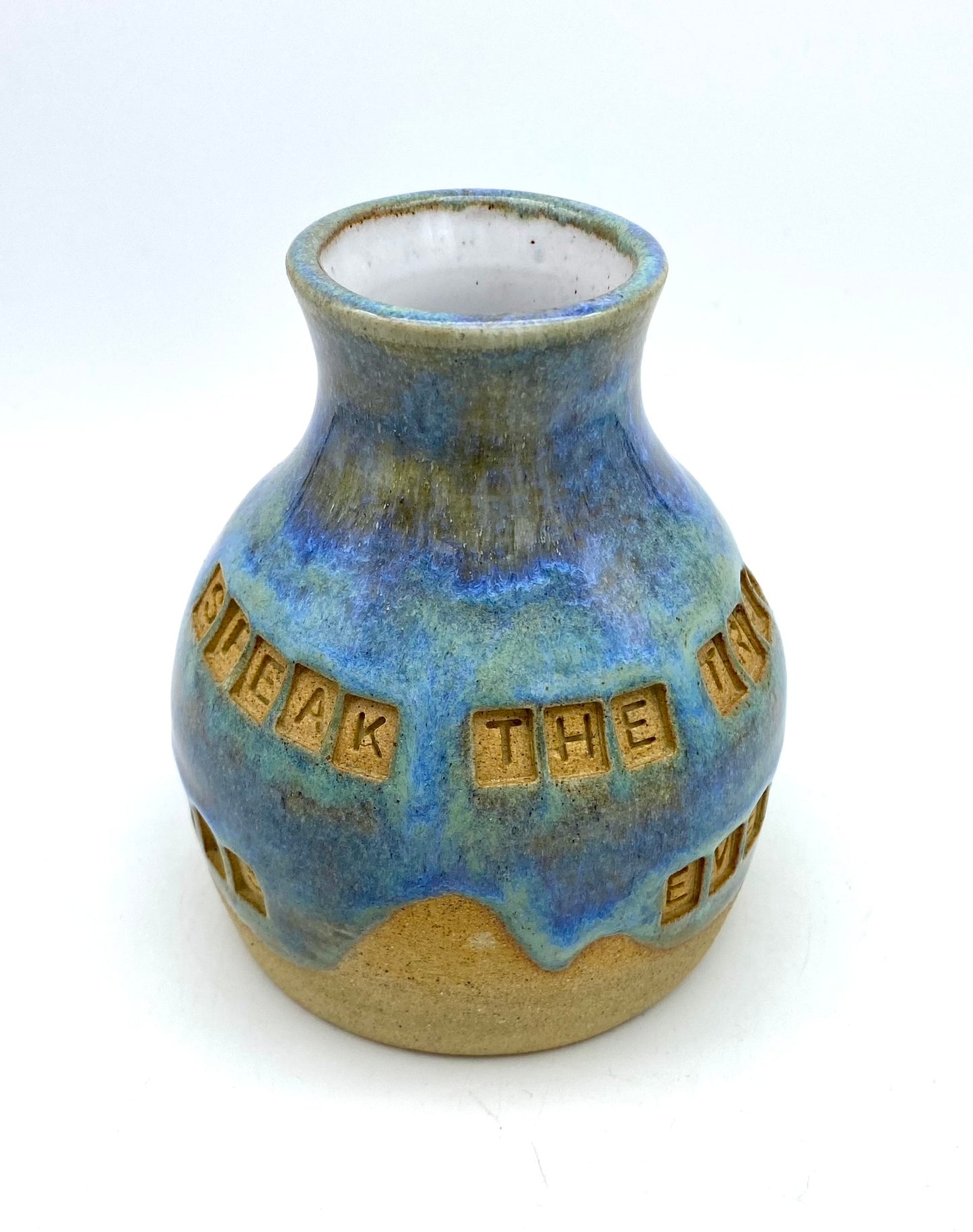 'Speak the truth, even if your voice shakes' vase