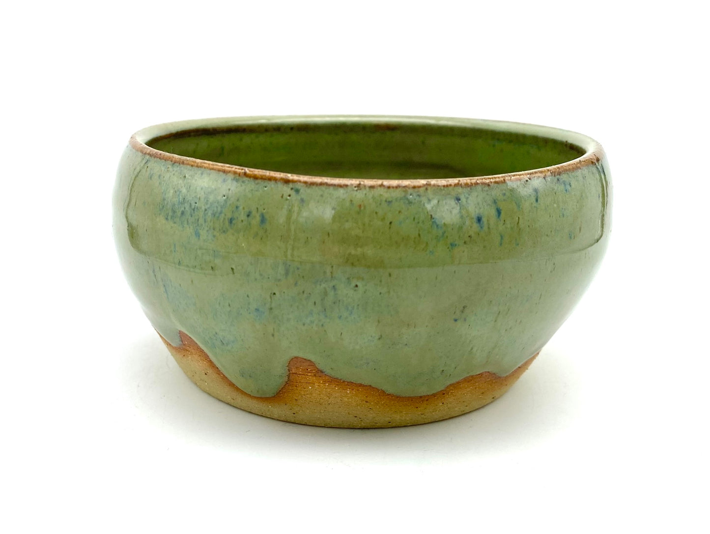 Little bowl in olive greens