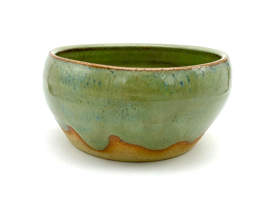 Little bowl in olive greens