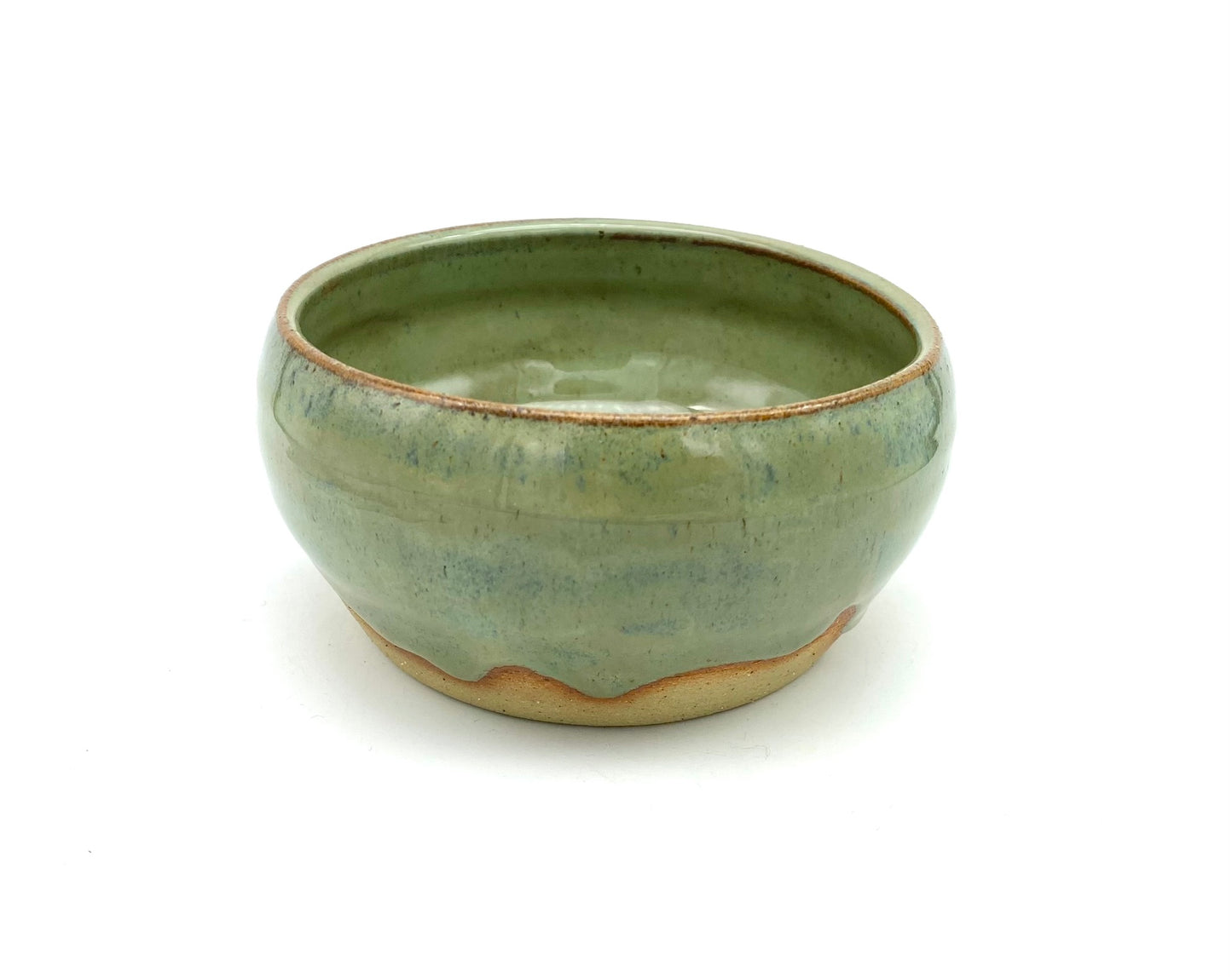 Little bowl in olive greens