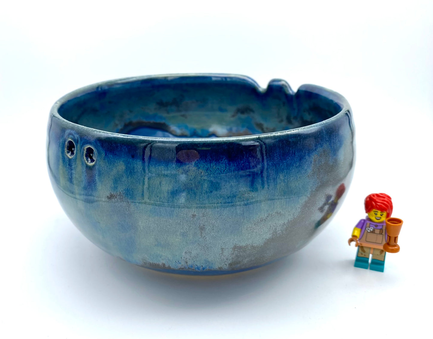 Chopstick bowl in blues