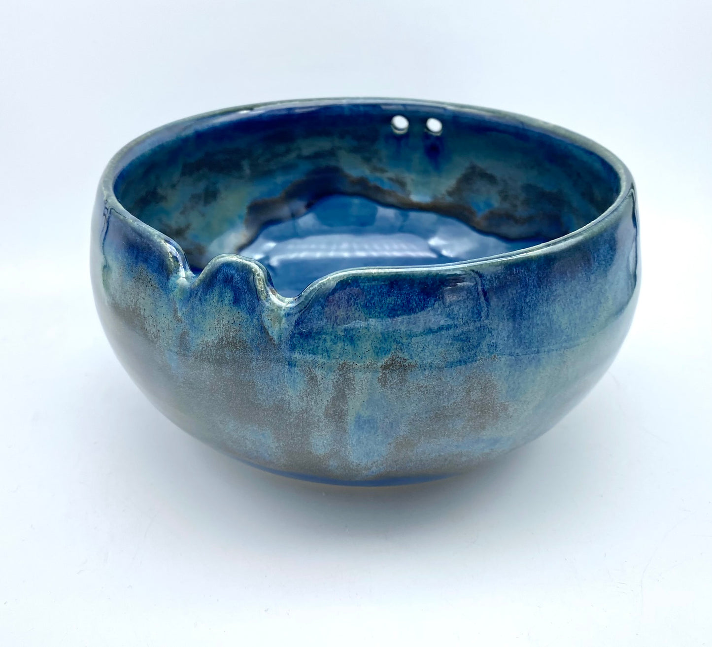 Chopstick bowl in blues