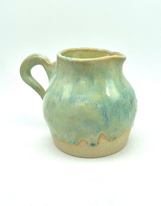 SECOND swirly pastel greens jug