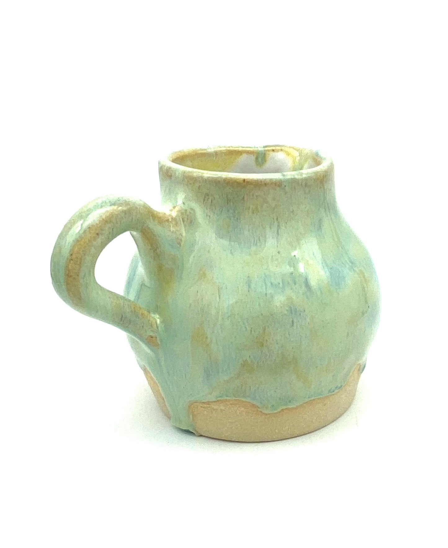 SECOND swirly pastel greens jug