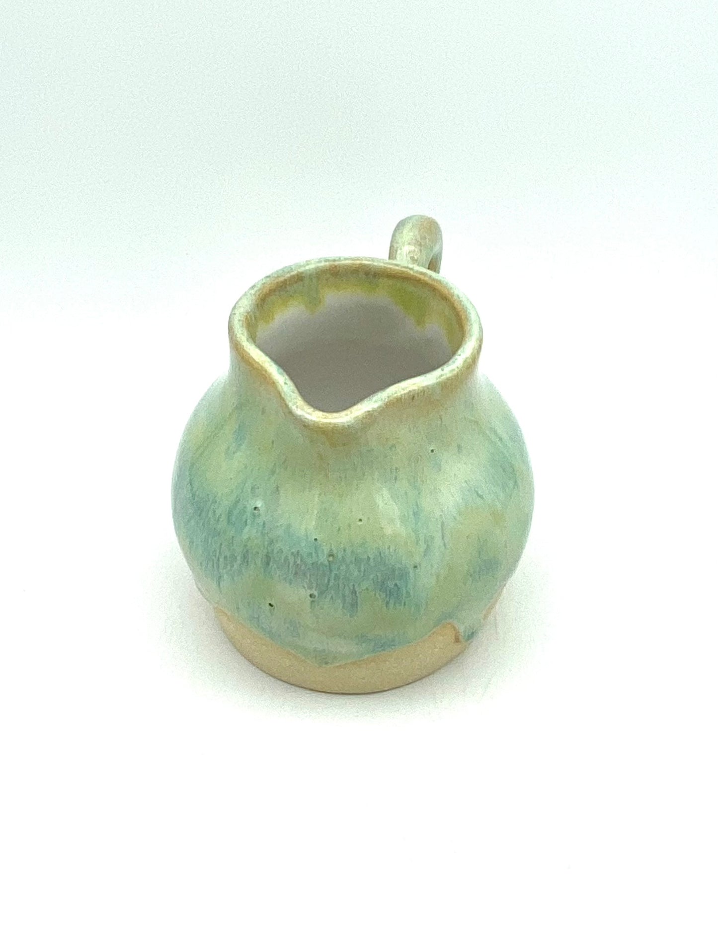 SECOND swirly pastel greens jug