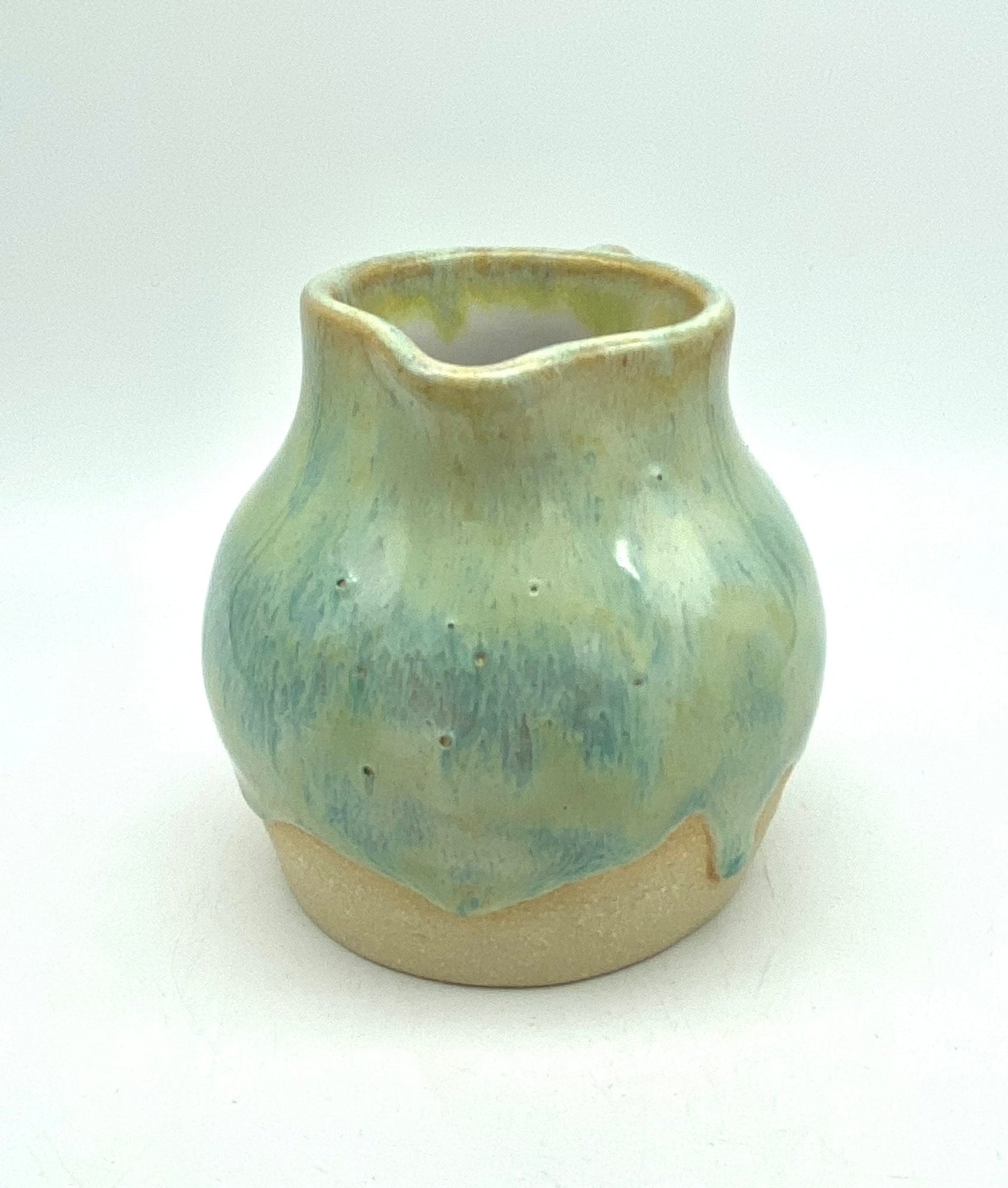 SECOND swirly pastel greens jug