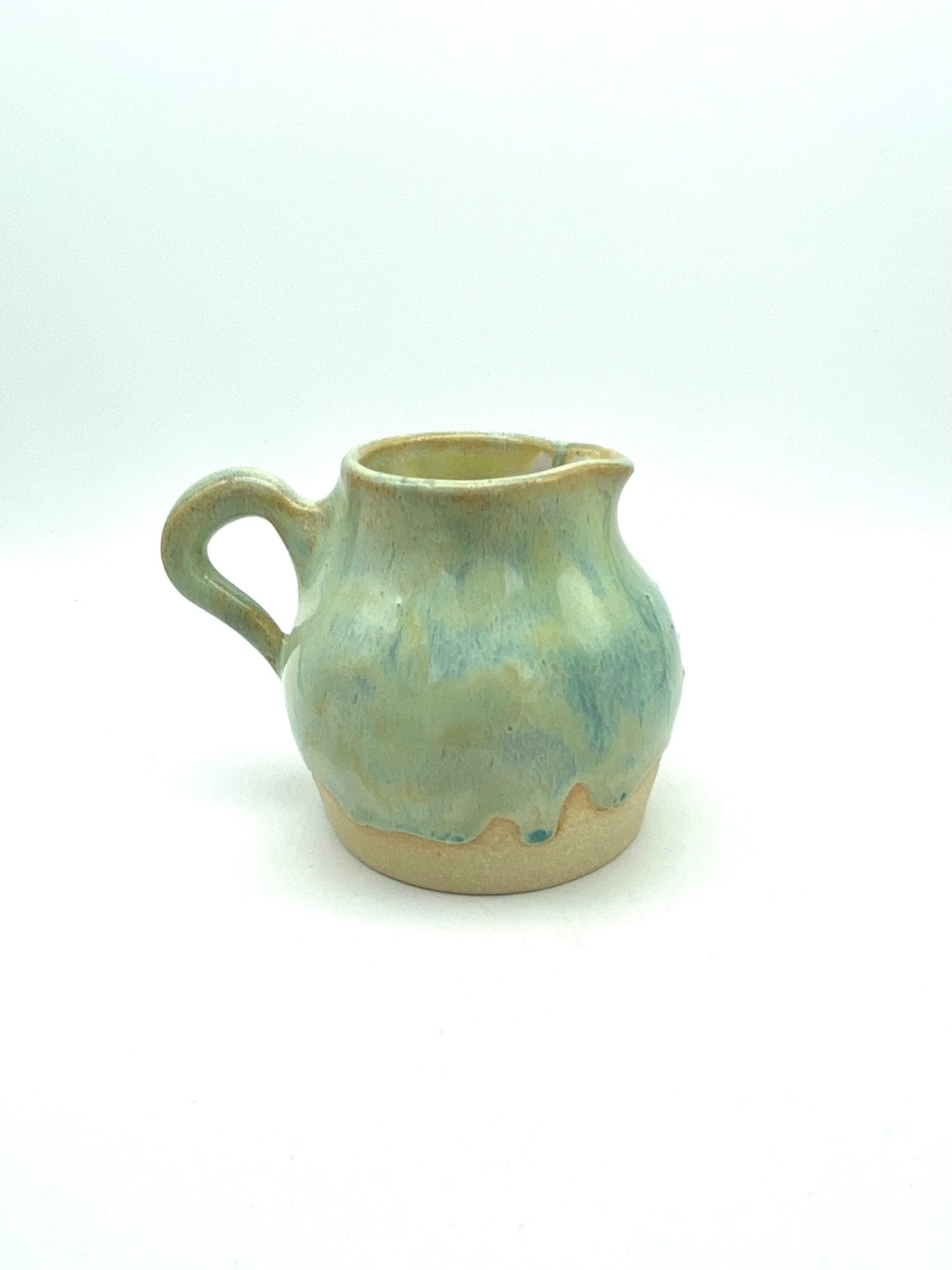 SECOND swirly pastel greens jug