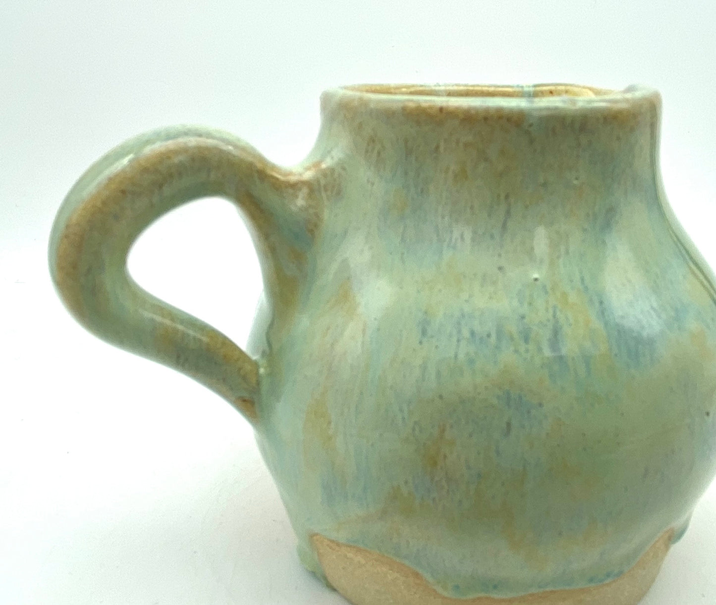 SECOND swirly pastel greens jug