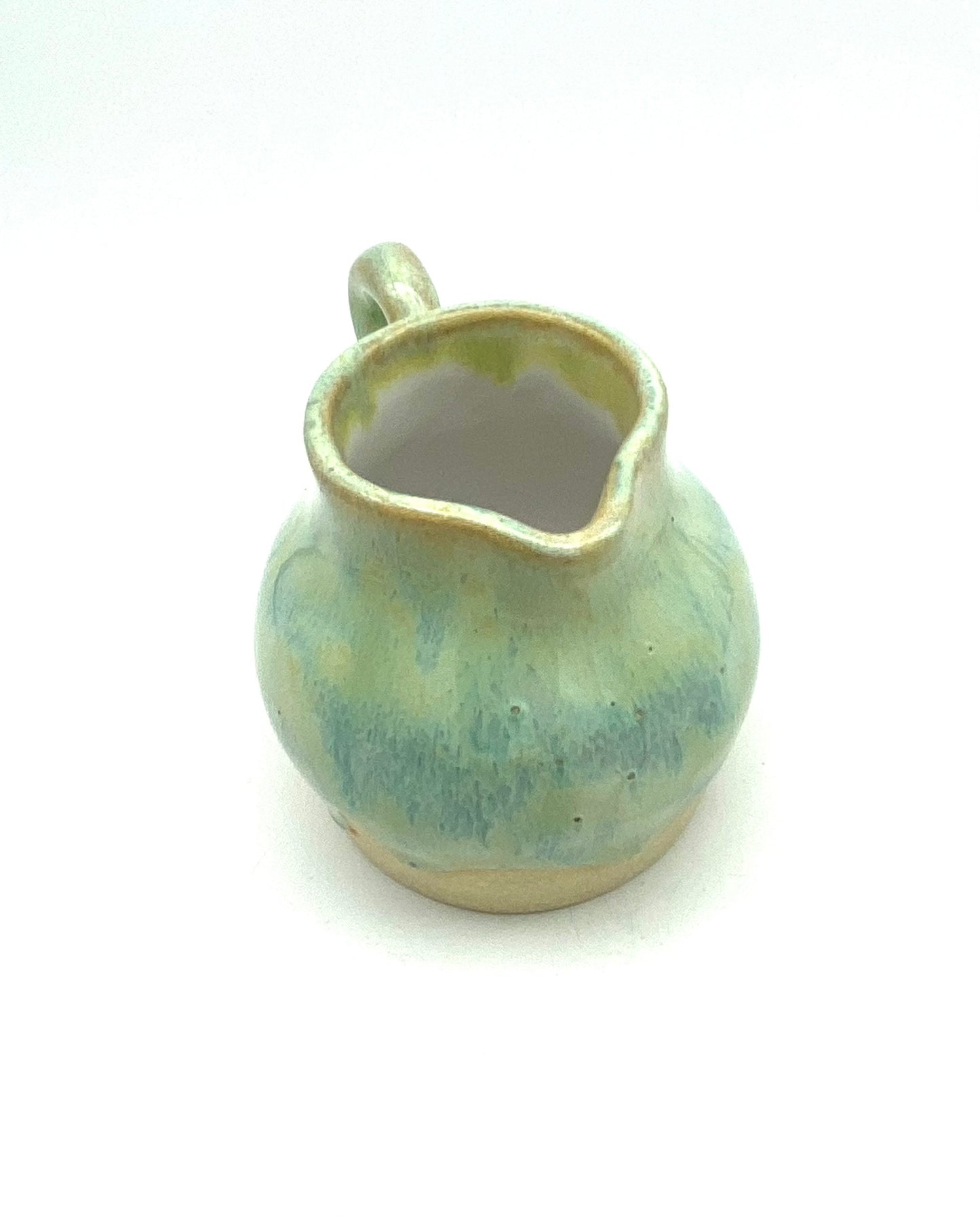 SECOND swirly pastel greens jug