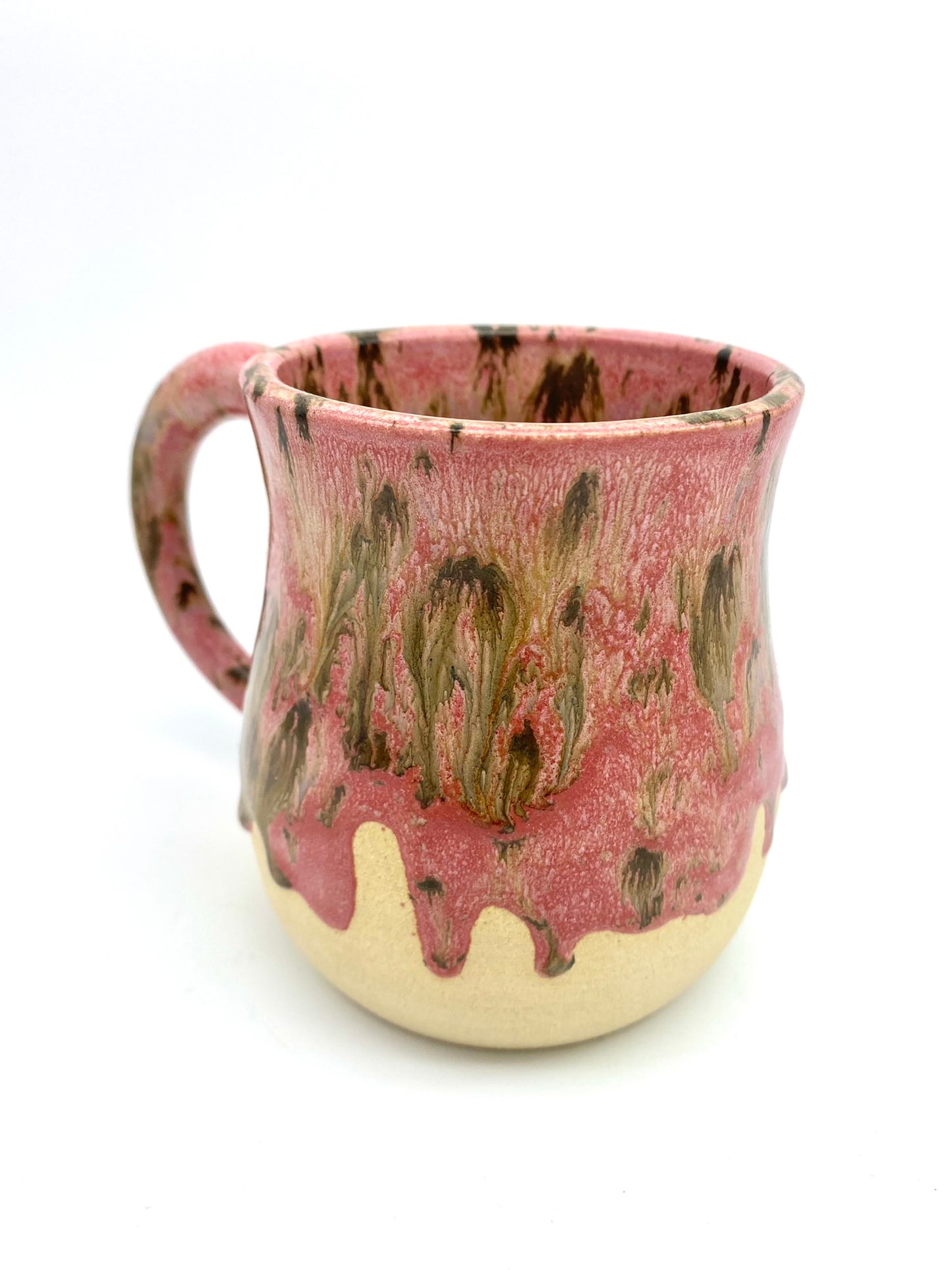 Lovely big fat mug in pinks