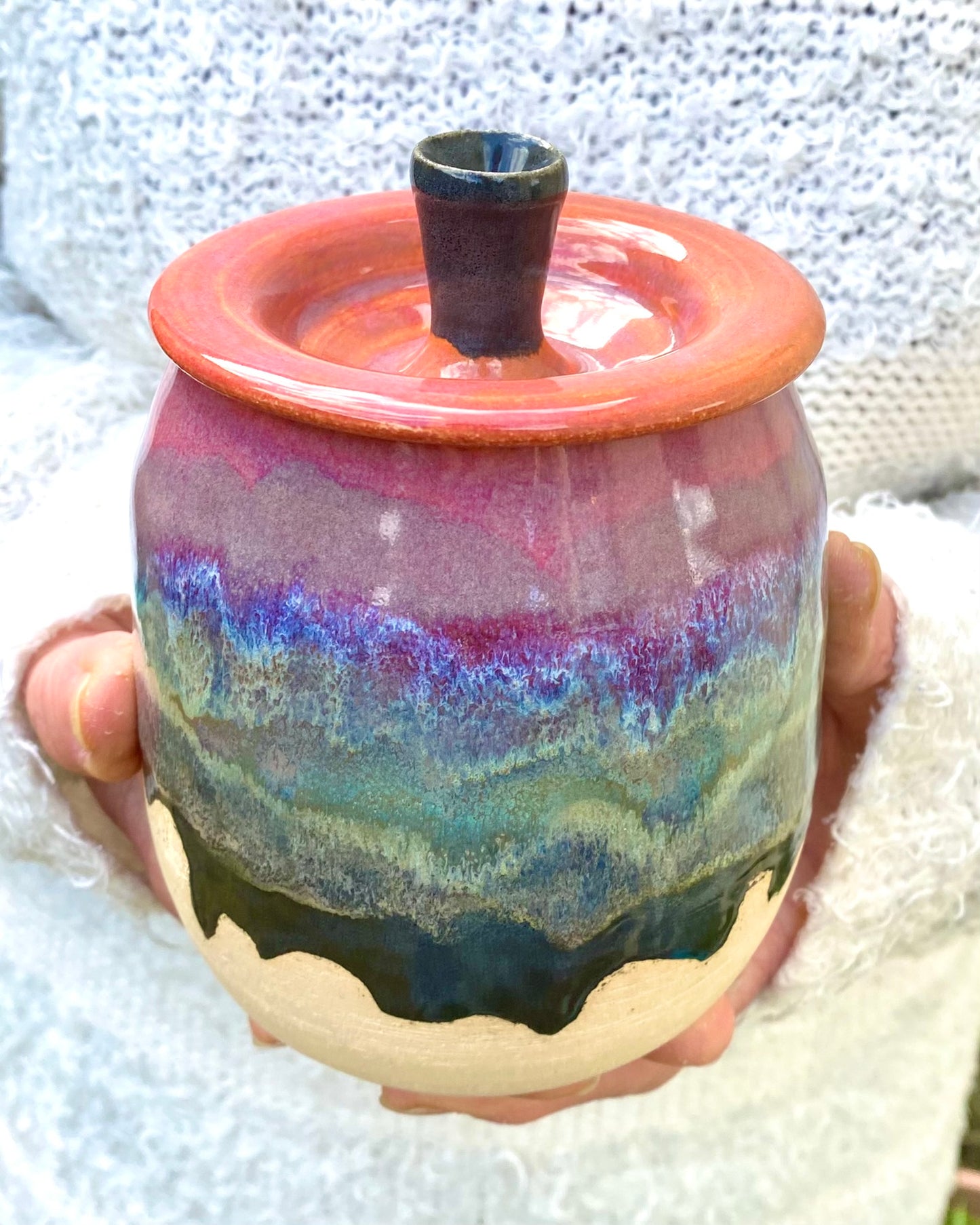 Lidded jar