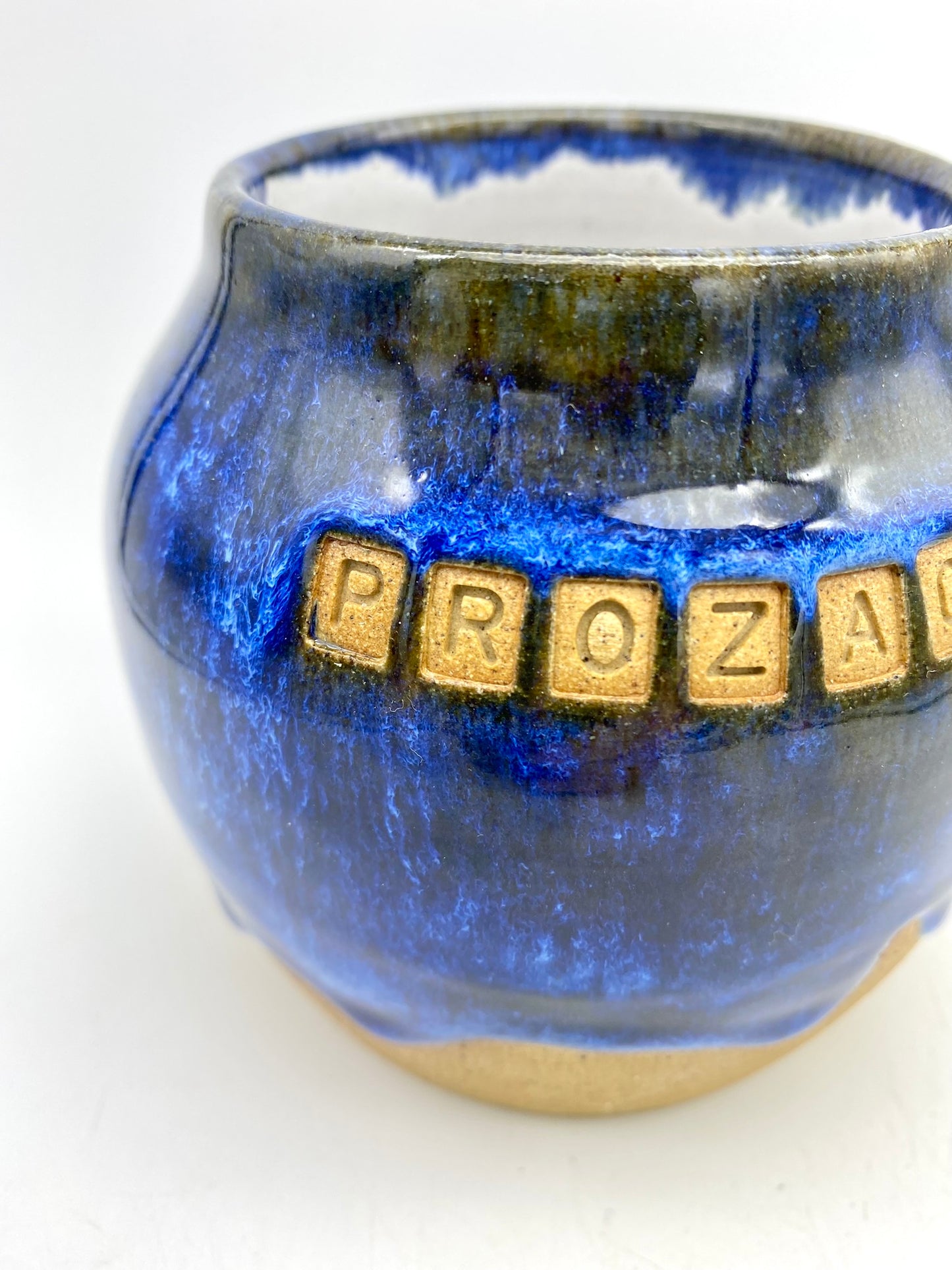 'Prozac' lidded jar - for tea, coffee, toiletries, or decorative