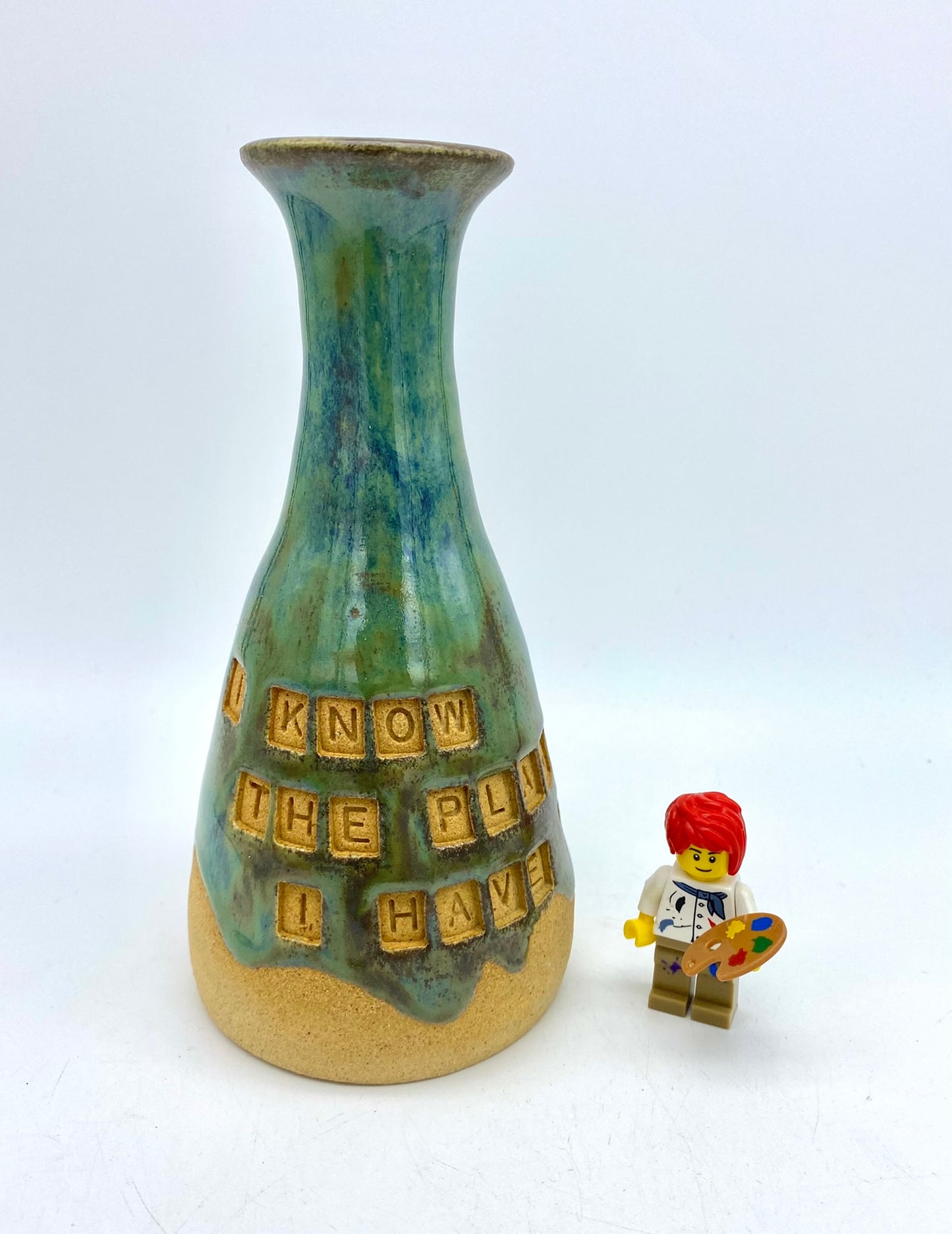 'I know the plans I have for you' Bible bud vase