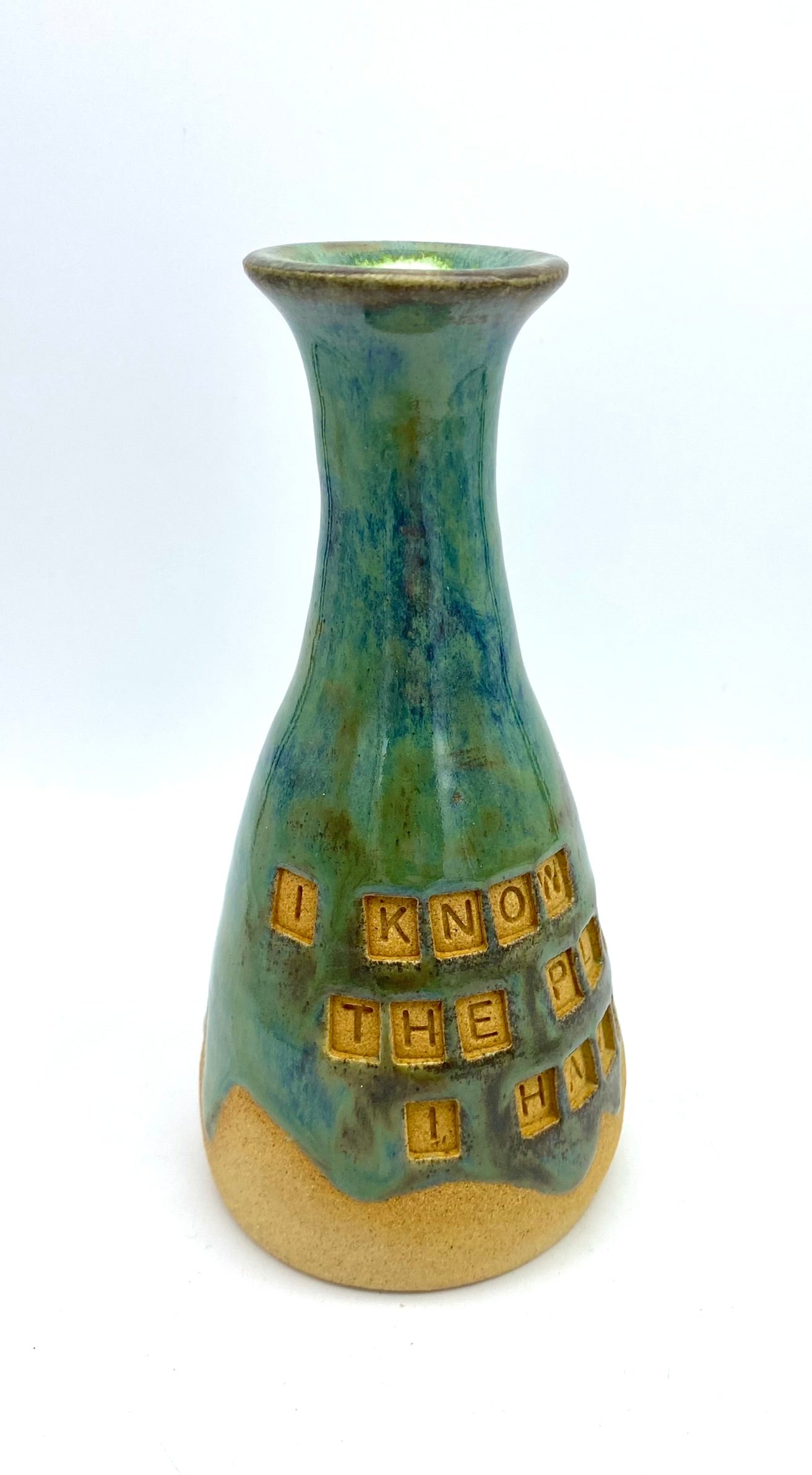 'I know the plans I have for you' Bible bud vase