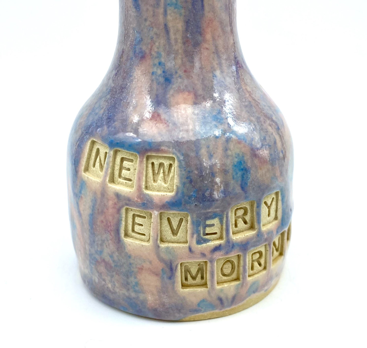 'New every morning' Bible bud vase