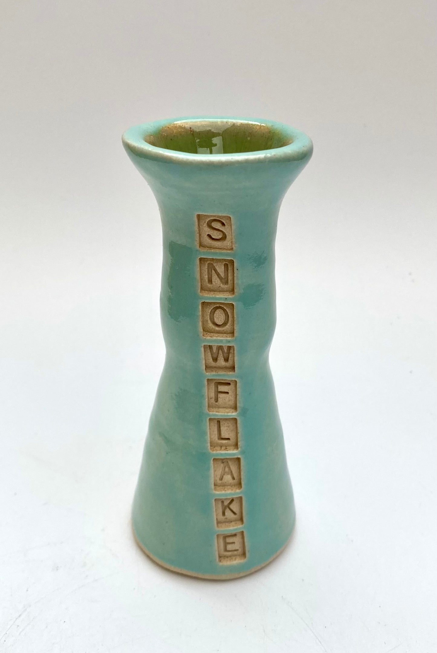 Mini 'Snowflake' bud vase or candlestick