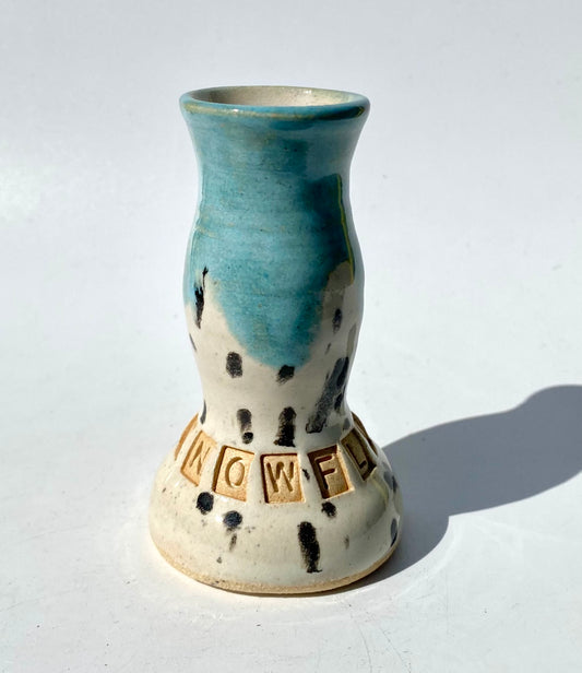 Mini 'Snowflake' bud vase or candlestick