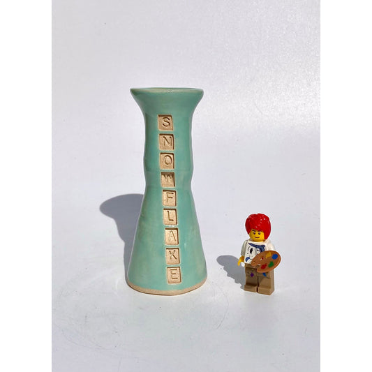 Mini 'Snowflake' bud vase or candlestick