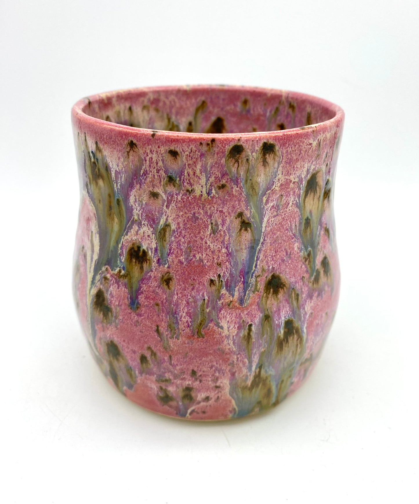 Glorious pink beaker - for water, flowers, pens