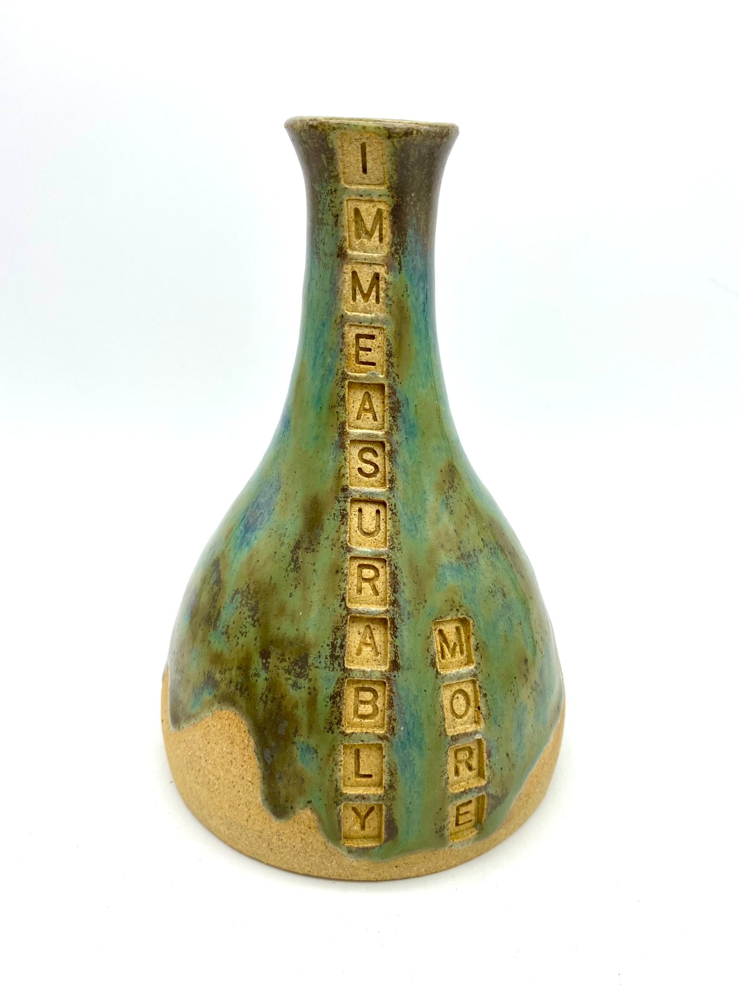 'Immeasurably more' Bible verse bud vase