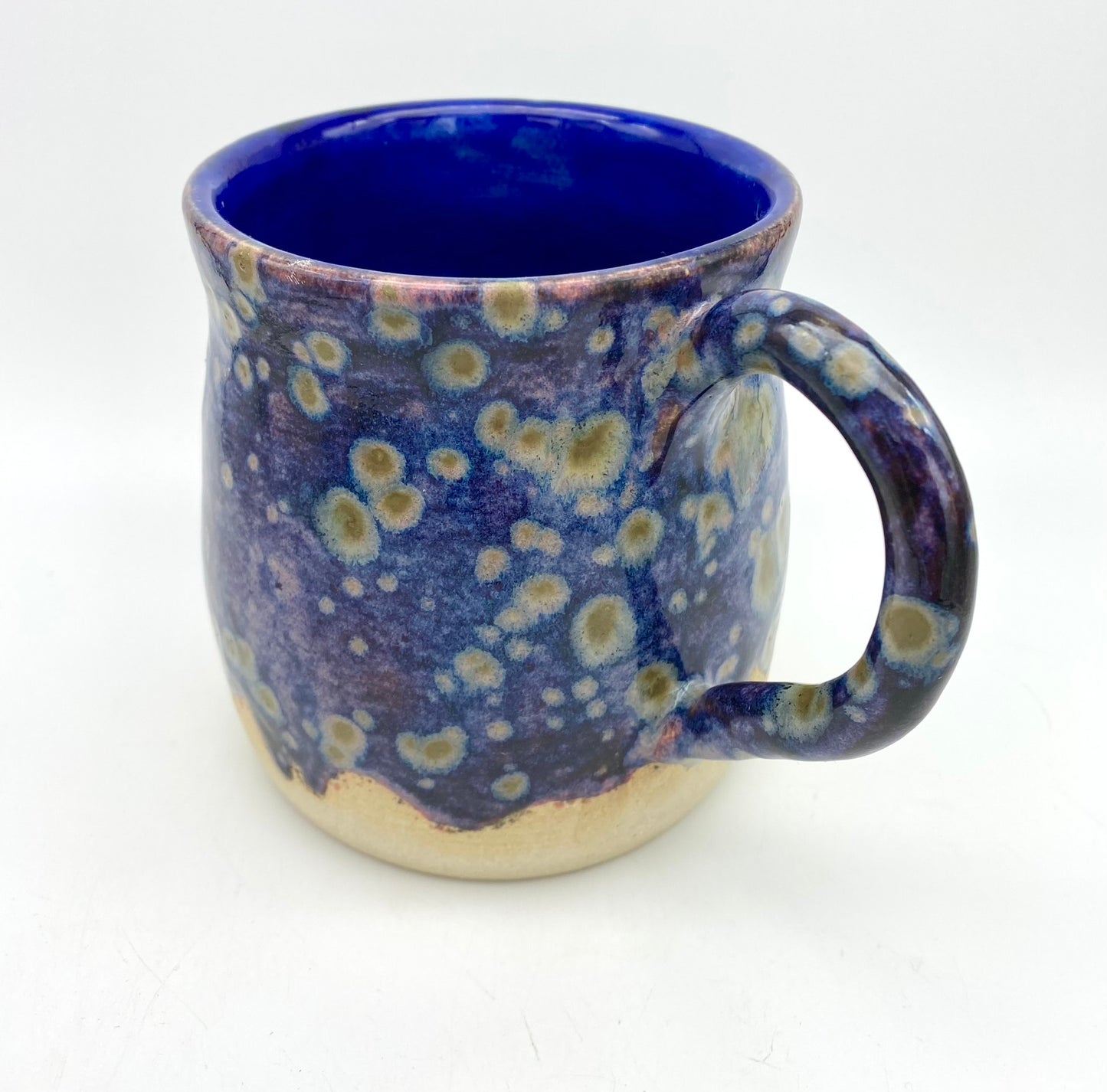 Large mug in the 'starry night' glaze