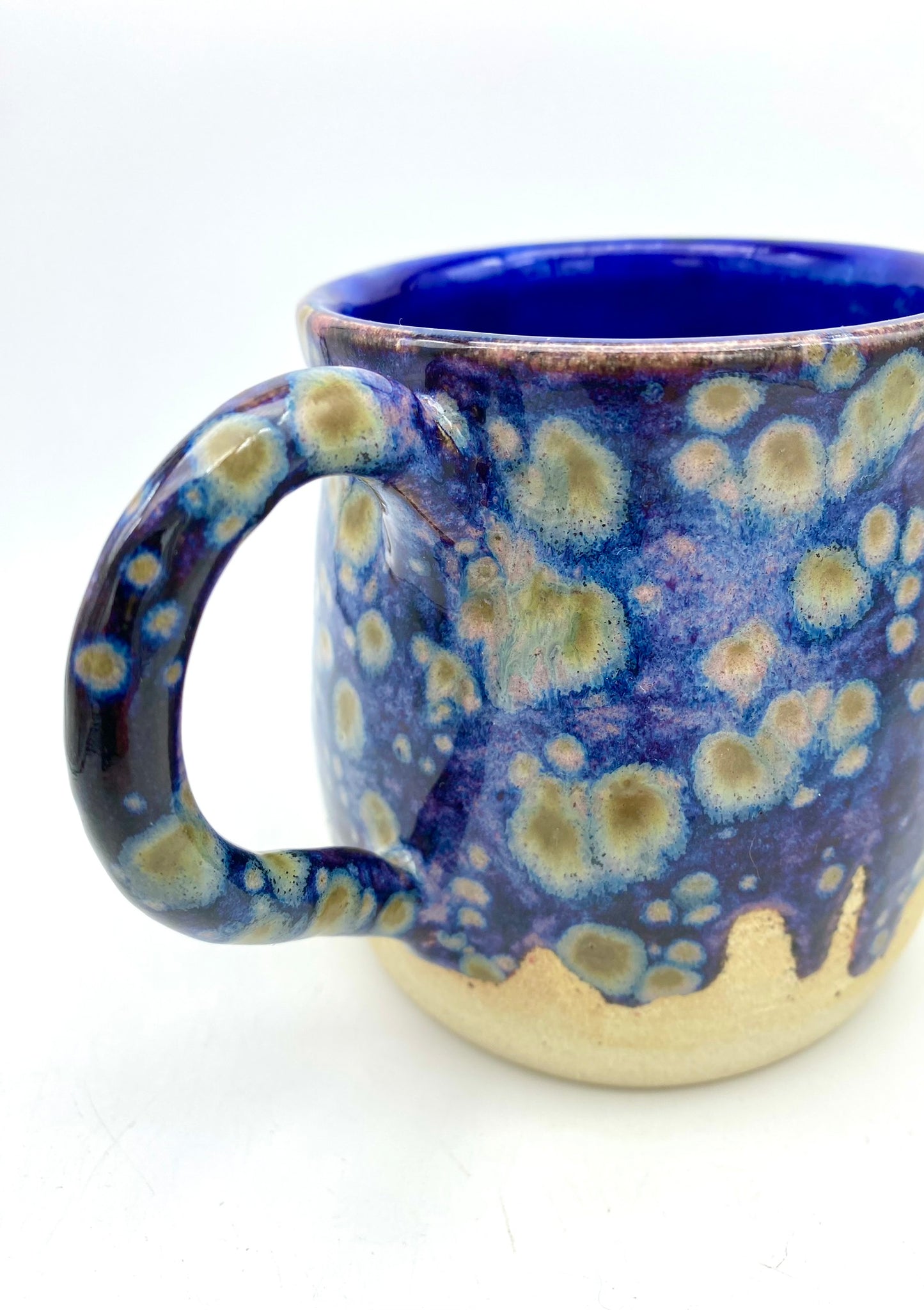 Large mug in the 'starry night' glaze