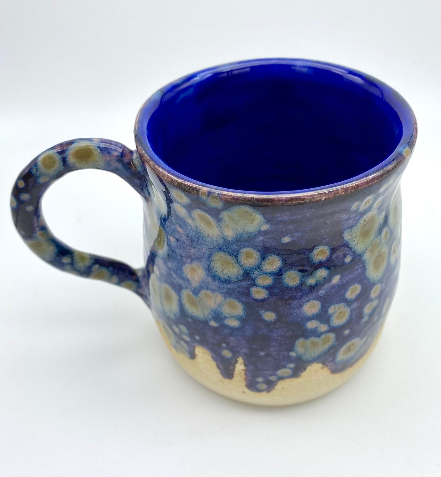 Large mug in the 'starry night' glaze