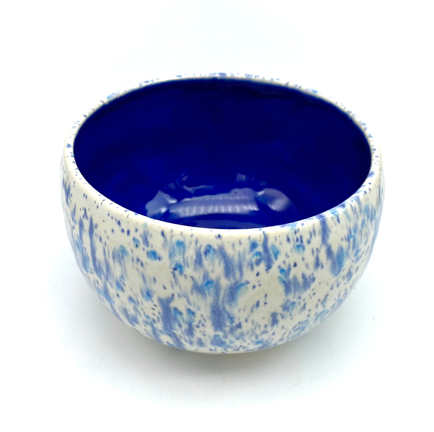 Bowl in speckly blues