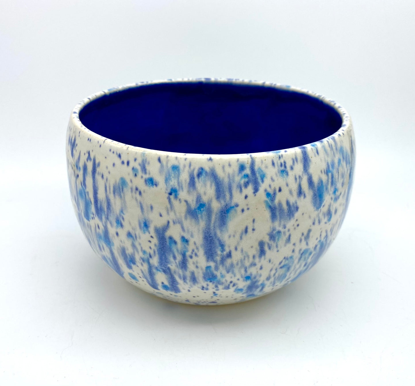 Bowl in speckly blues